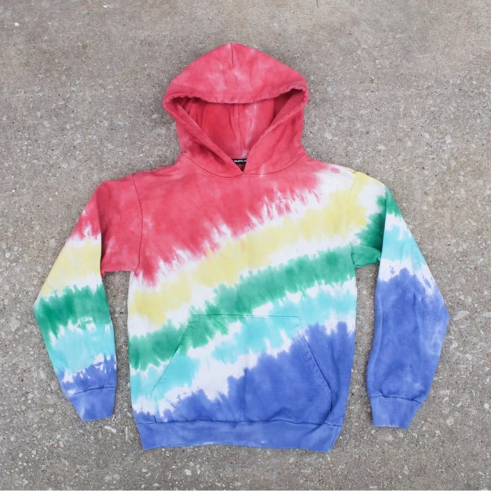 Talentless rainbow hoodie